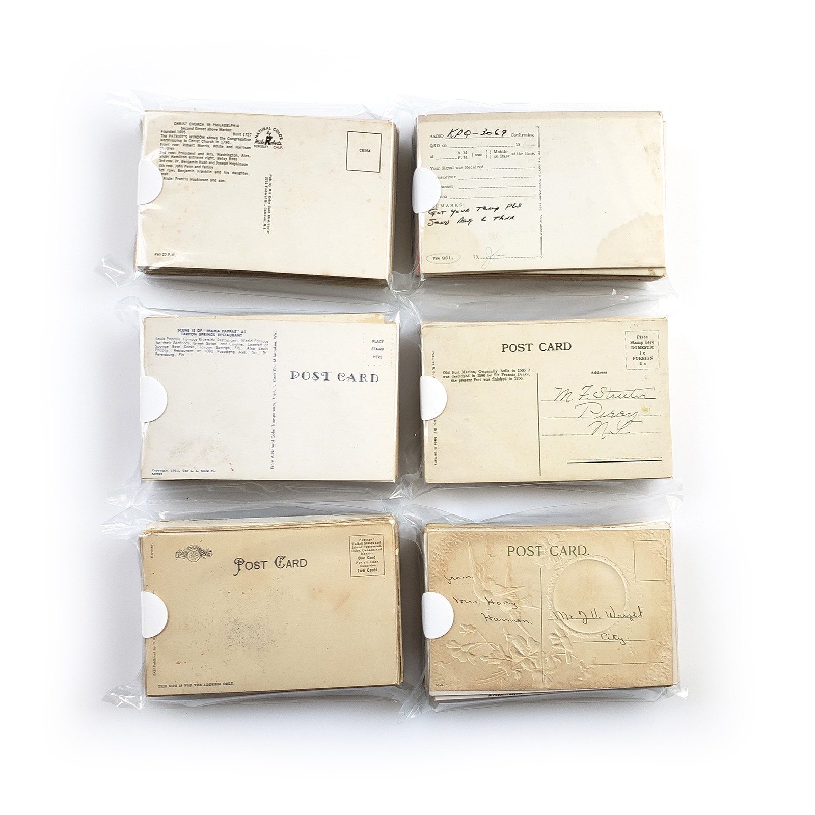 75 Damaged Postcards Lot – Junk Journal Decoupage Unposted Vintage Craft Project