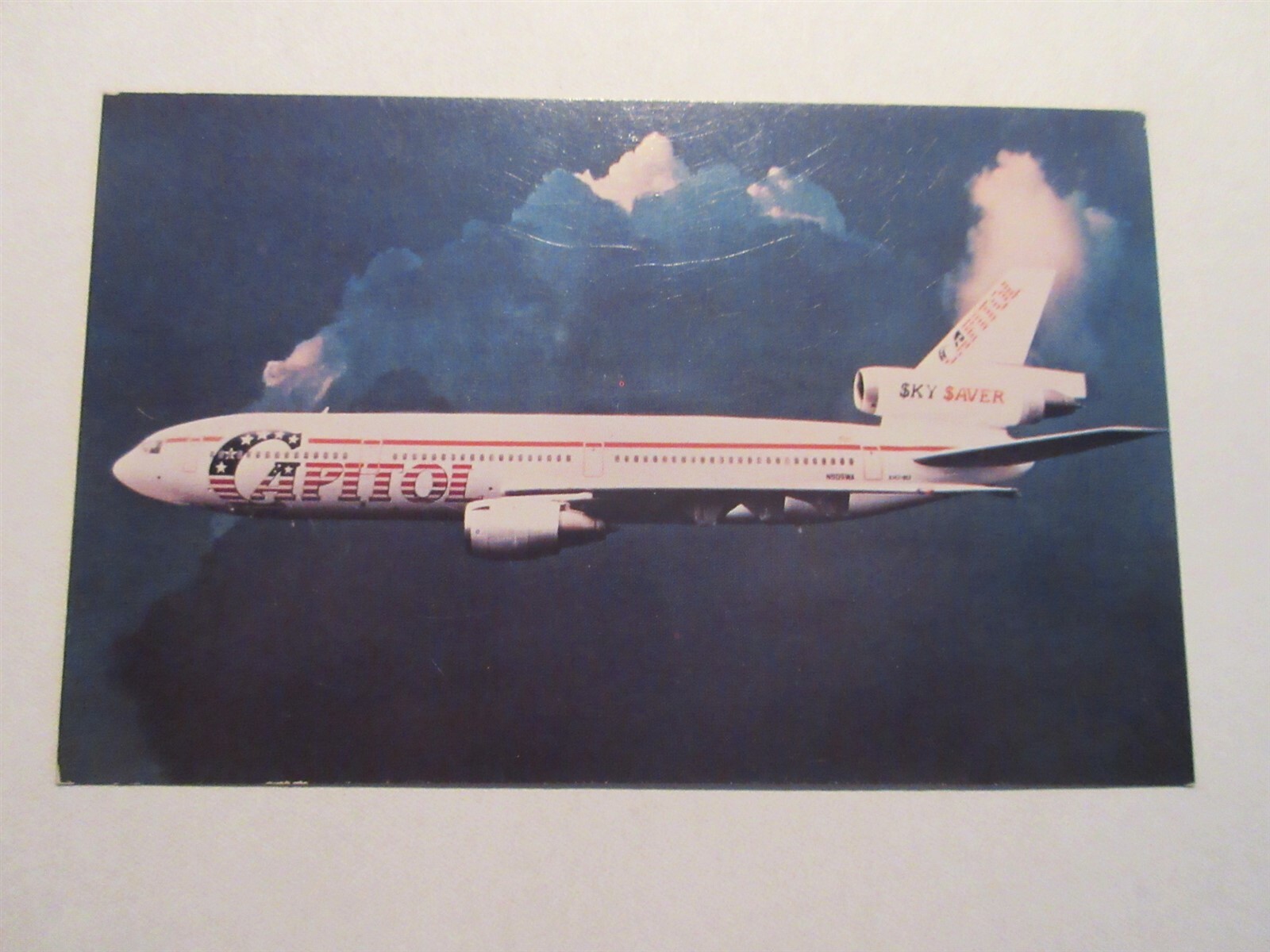 lot of 5 postcards CAPITOL AIR Scheduled Airline Service DOUGLAS DC-10