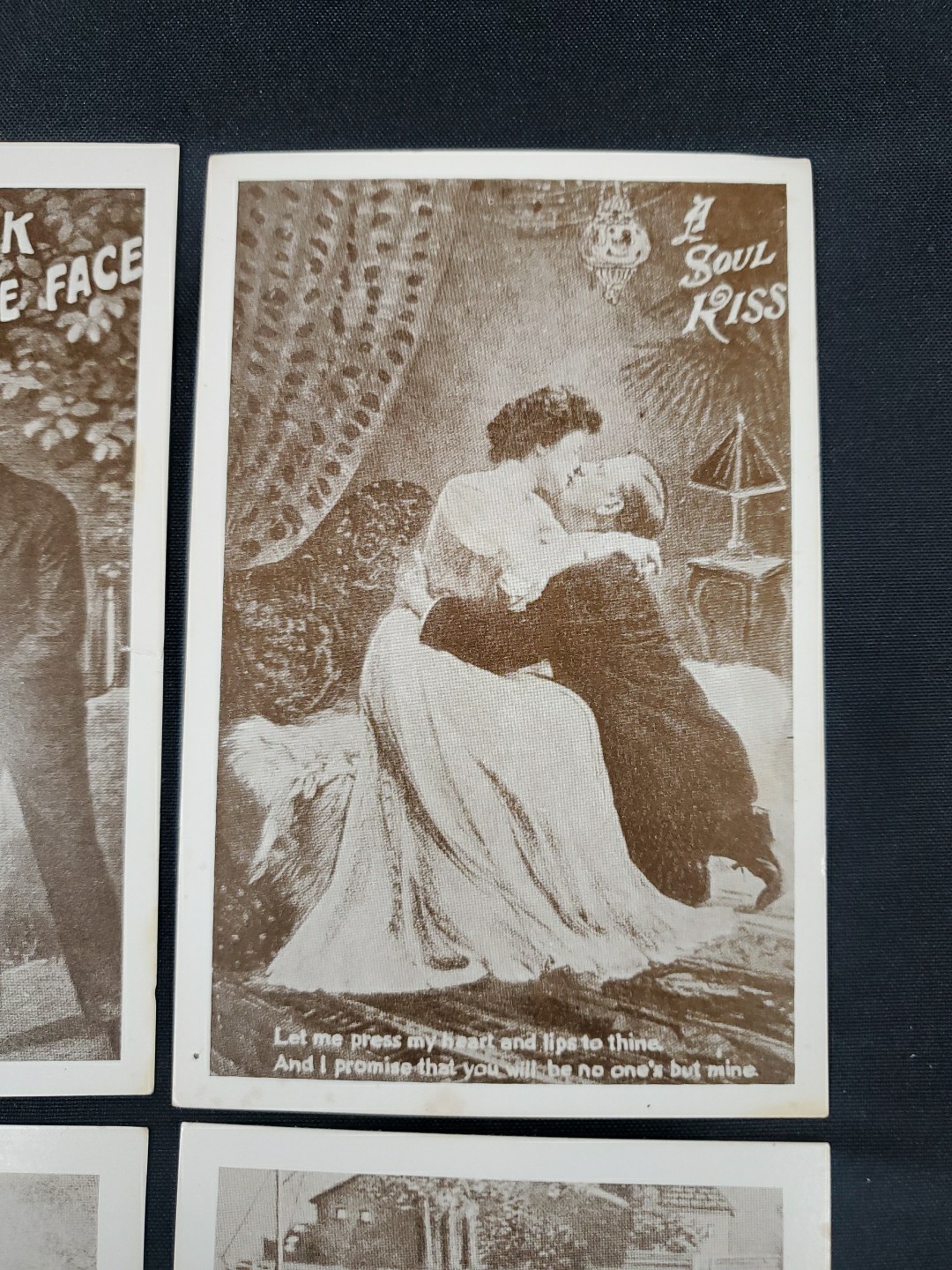 Popular Products Post Card Romantic Couple Date Kiss Unused Lot #1 See Pics