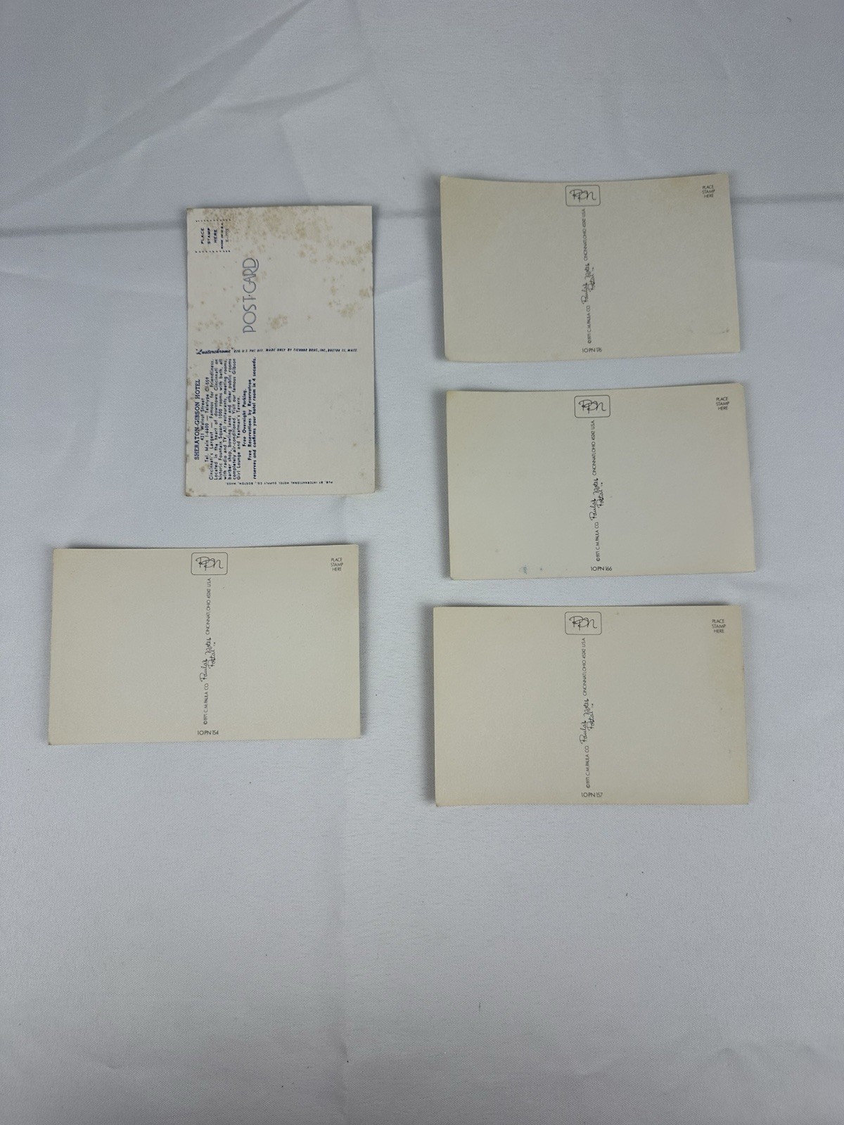 Lot Of 5 Vintage Ohio Postcards Unused Unposted