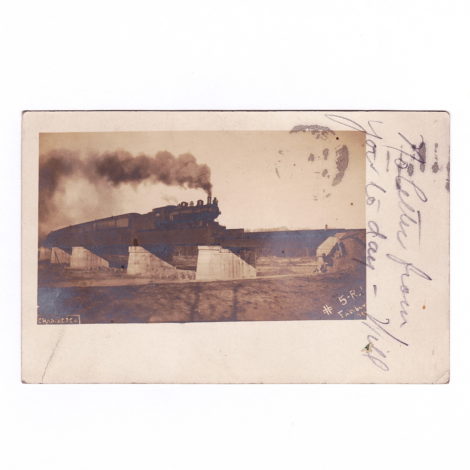 Lot of 18 Vintage Railroad Train Postcards 1907 to 1910 Train Station Depot
