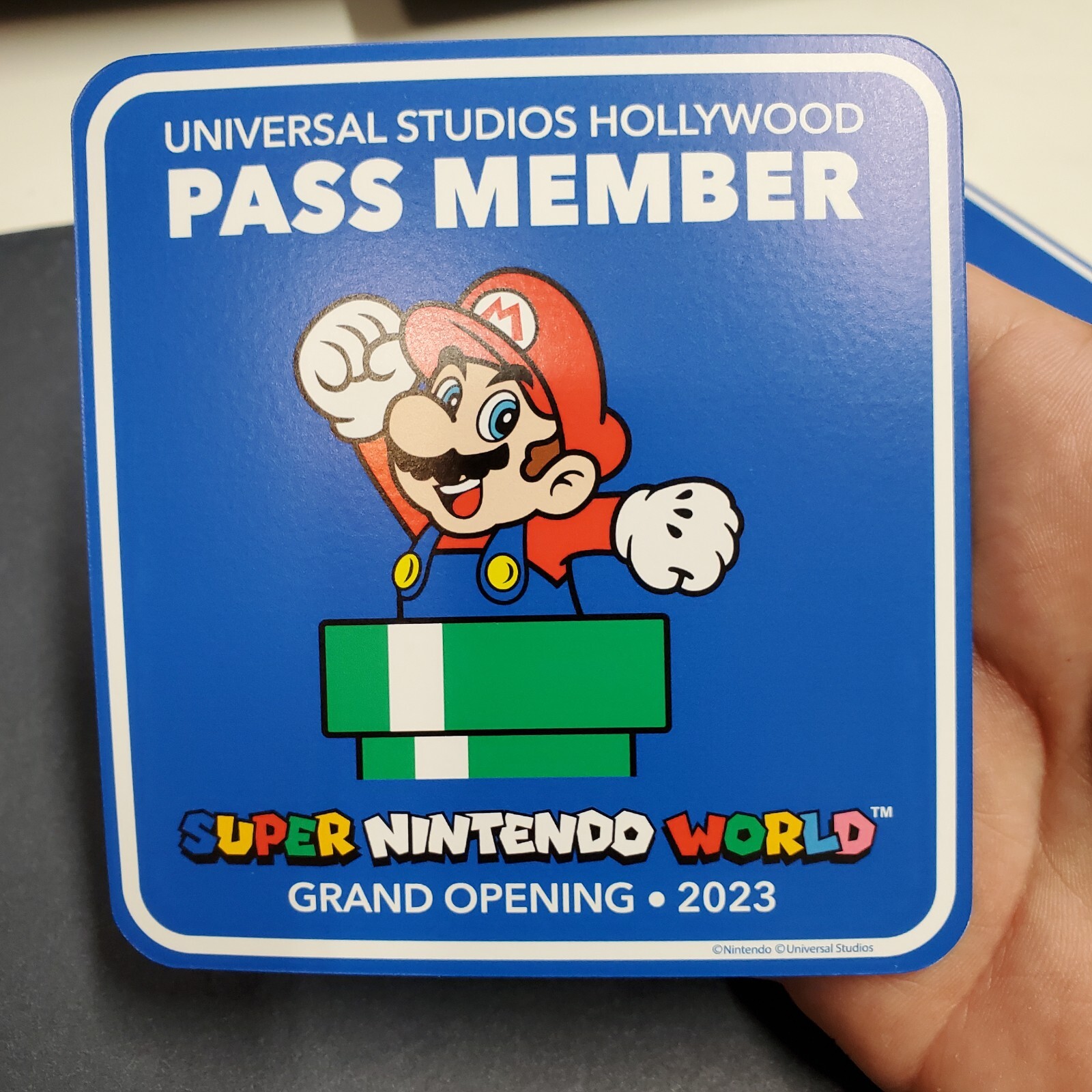2023 Super Nintendo World Universal Studios Mario Magnet! (*Aftermarket)