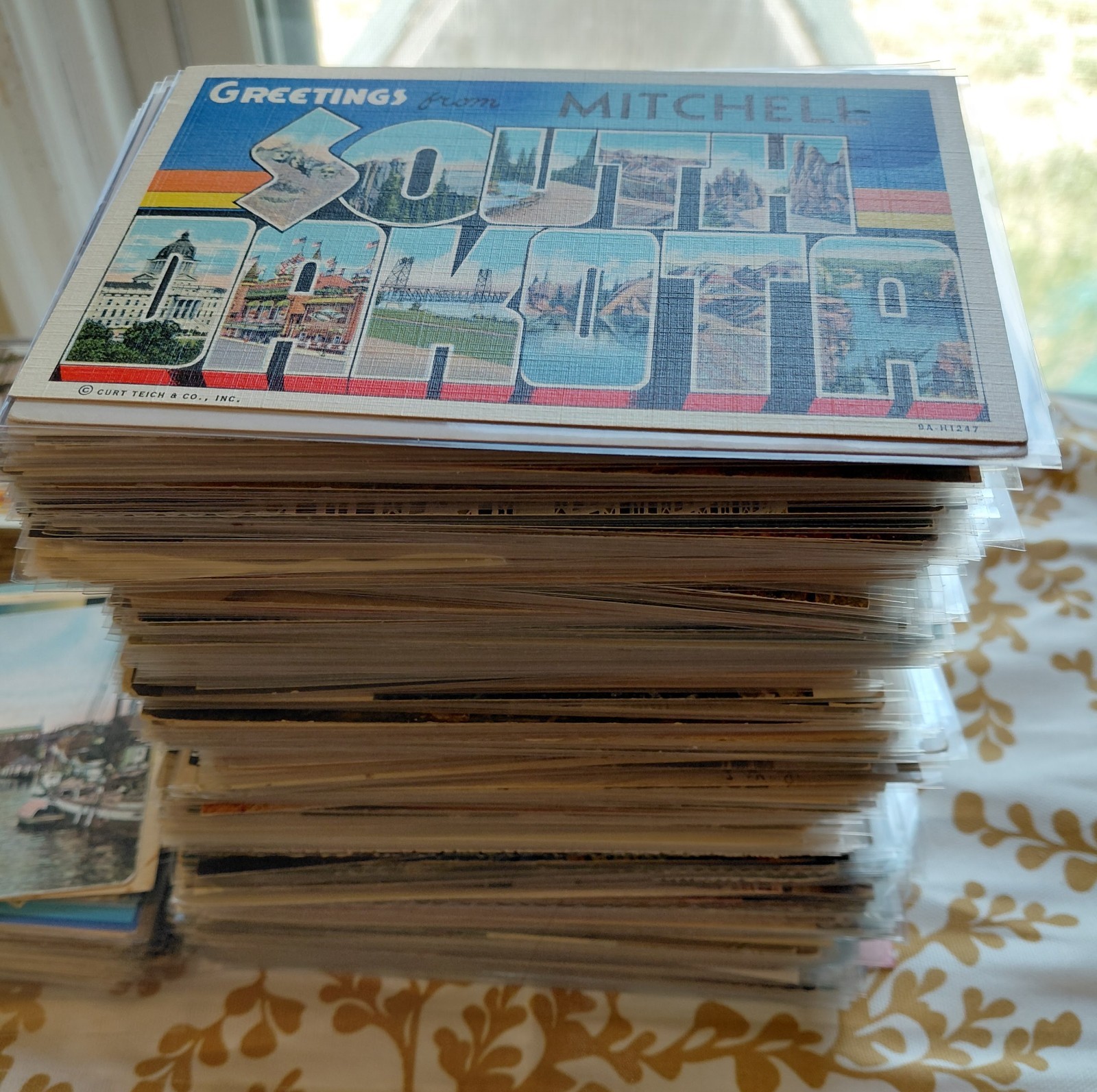 Random Lot 50+ Postcards RPPC DB WB Linen Dealer Stock