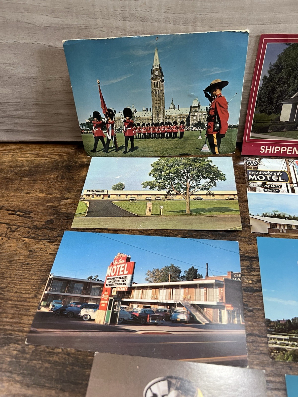 Vintage Postcard Lot of 8 Canada England USA Hotels School Space Unused Mixed
