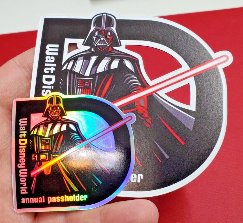Custom AP Passholder Darth Vader Star Wars Magnet with FREE Holographic Decal!