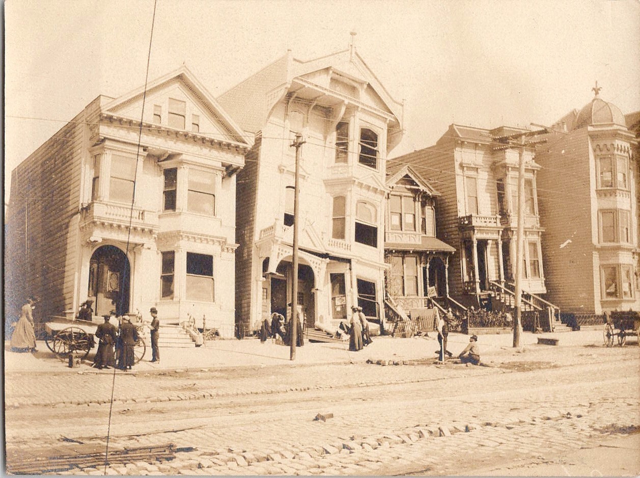 bb Not a postcard San Francisco 1906 Earthquake original real photo