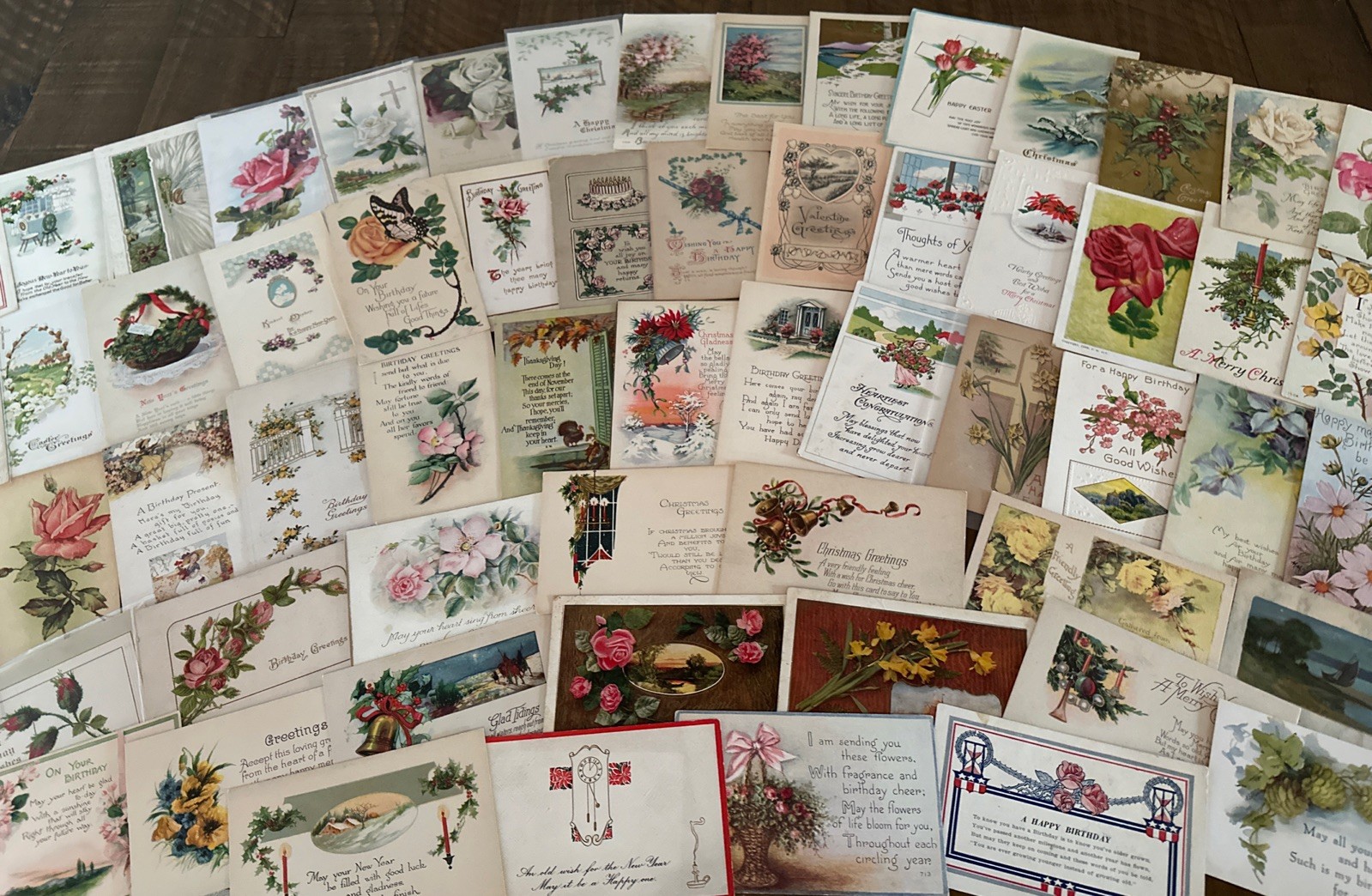 400+ HUGE LOT of VINTAGE Holidays Greetings POSTCARDS-SALE~L@@K!!!