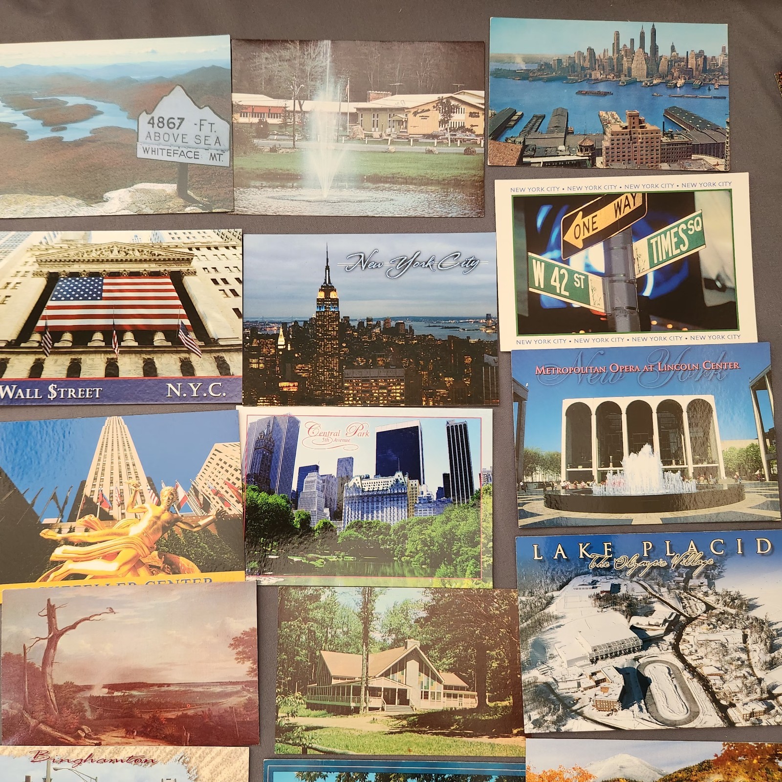 Lot of 75 NEW YORK Postcard Wildlife Nature Cities Landmark 1904 -2000’s Mix