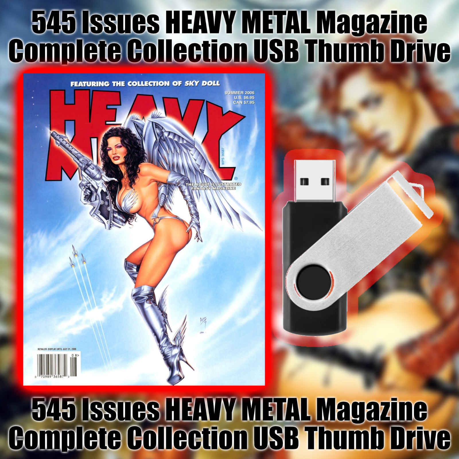 475 Issues HEAVY METAL Magazine Complete Collection