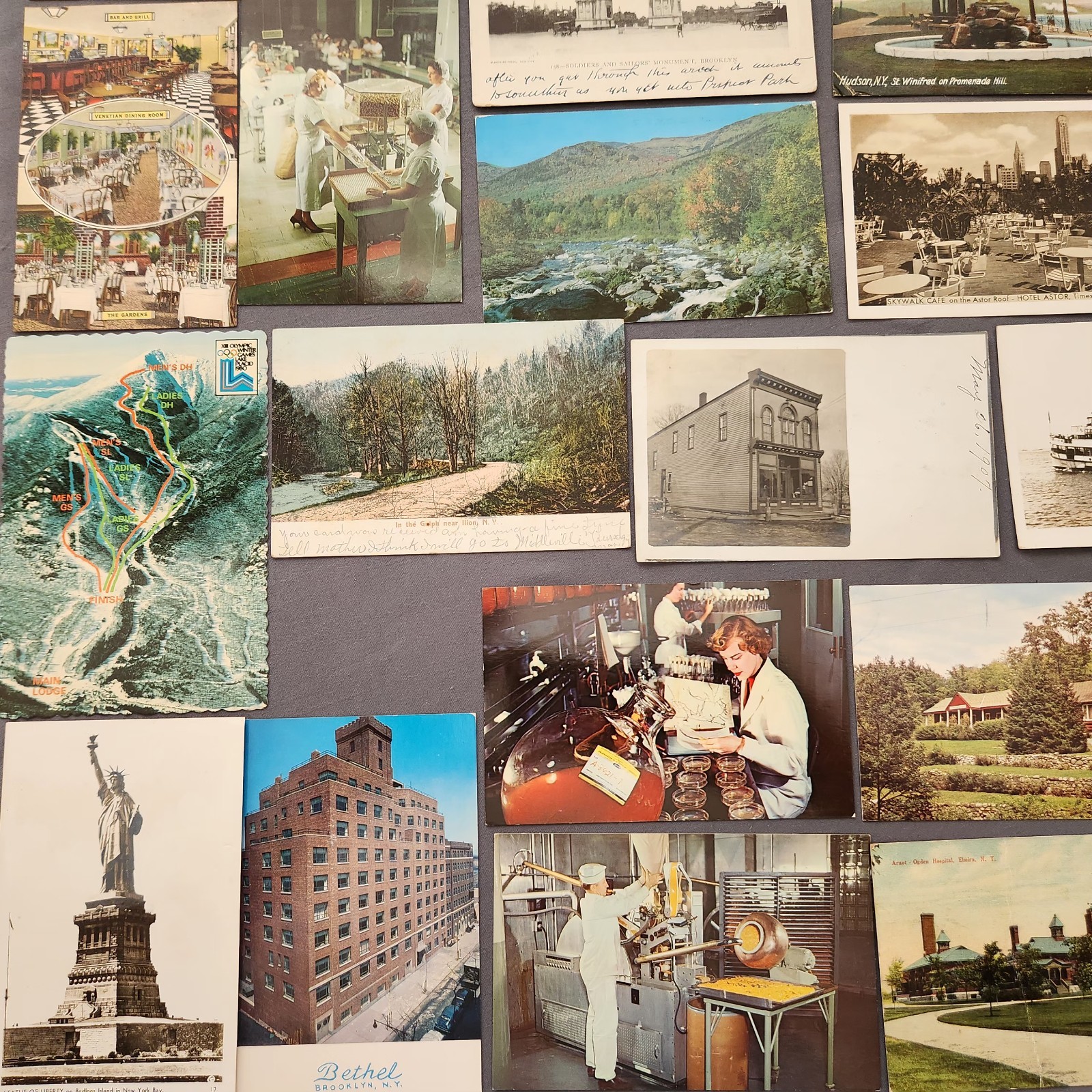 Lot of 75 NEW YORK Postcard Wildlife Nature Cities Landmark 1904 -2000’s Mix