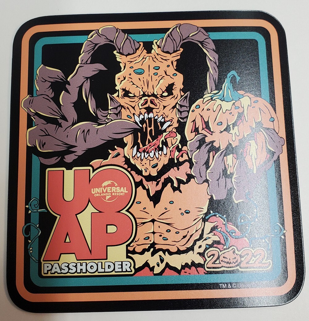 Universal UOAP HHN Pumpkin Lord Passholder Magnet Orlando Resort 2022 Homemade