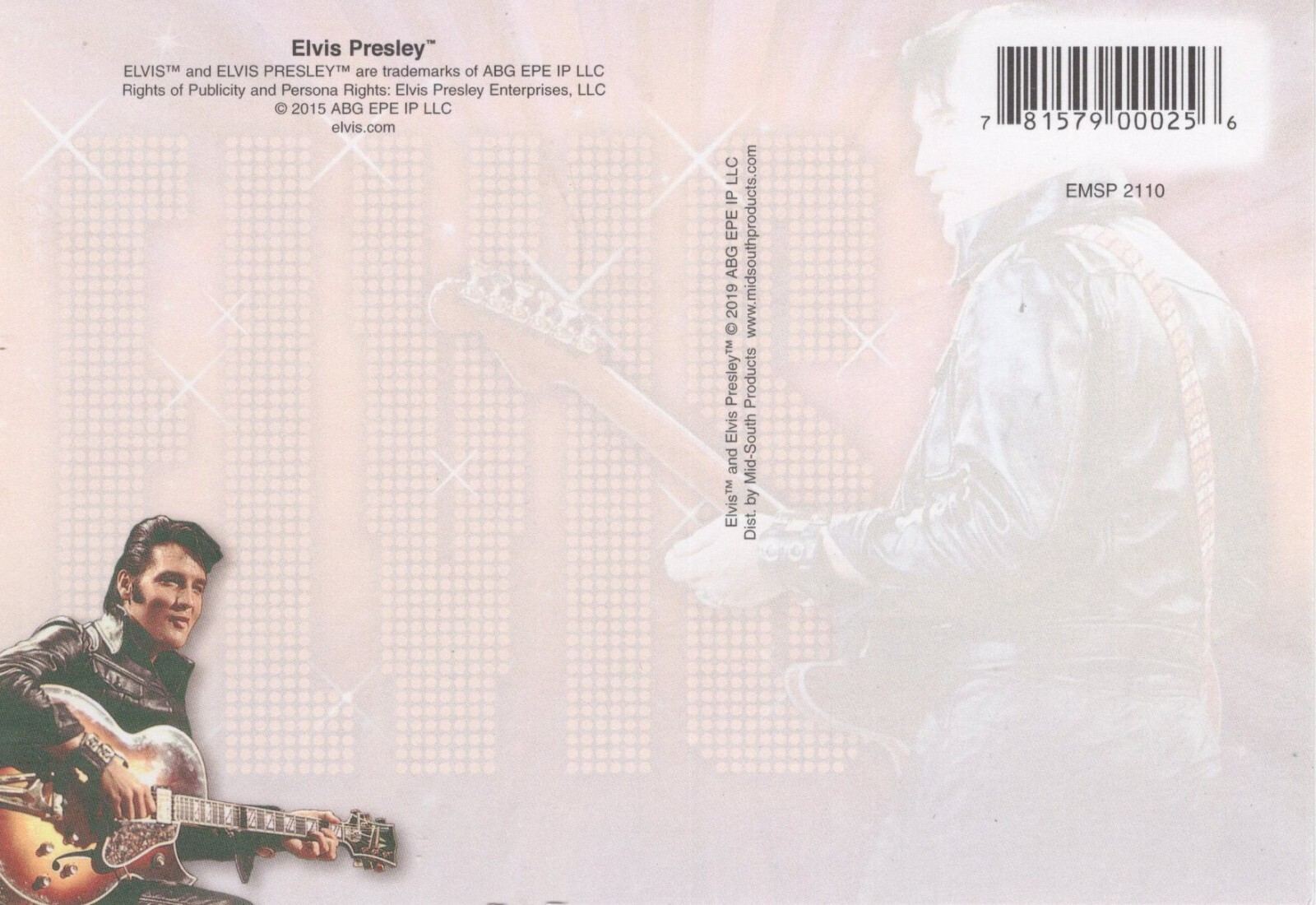 Elvis Presley Licensed Set of 5 (Five) Different 4X6 Color Postcards Free Ship!