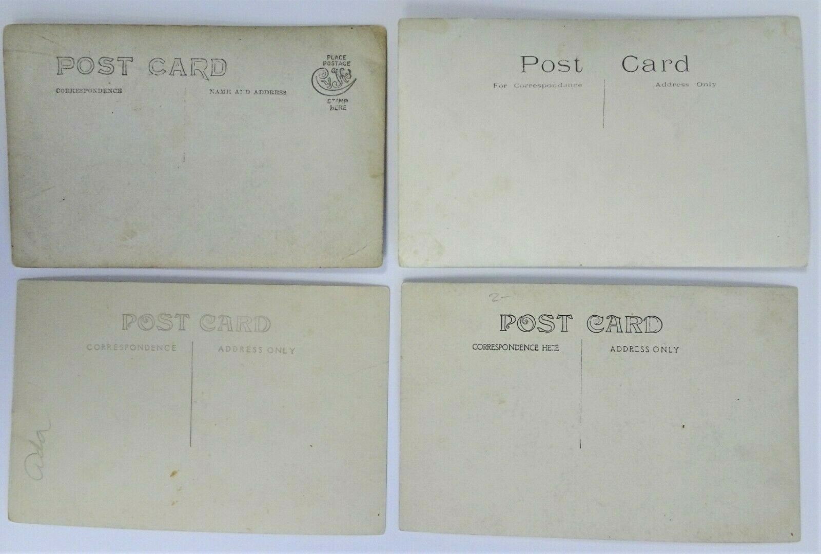 Postcard Lot RPPC Real Photo People Places early 1900’s in Sleeves