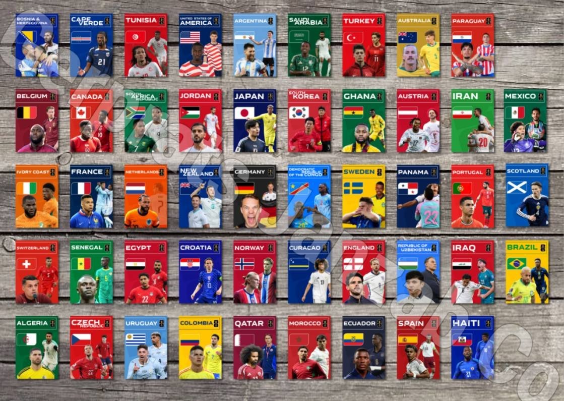 Set48 Postcards World Cup 2026 USA Mexico Canada FOOTBALL STADION STADIUM SOCCER