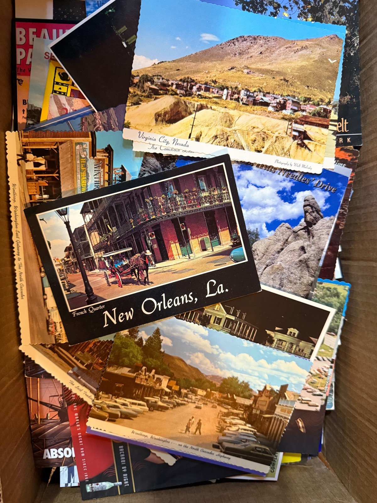1100 Vintage Continental Postcards Lot Mixed States Countries Topics 6×4