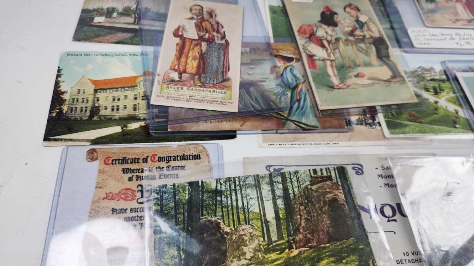 Lot of 32 Vintage Postcards Early 1900s