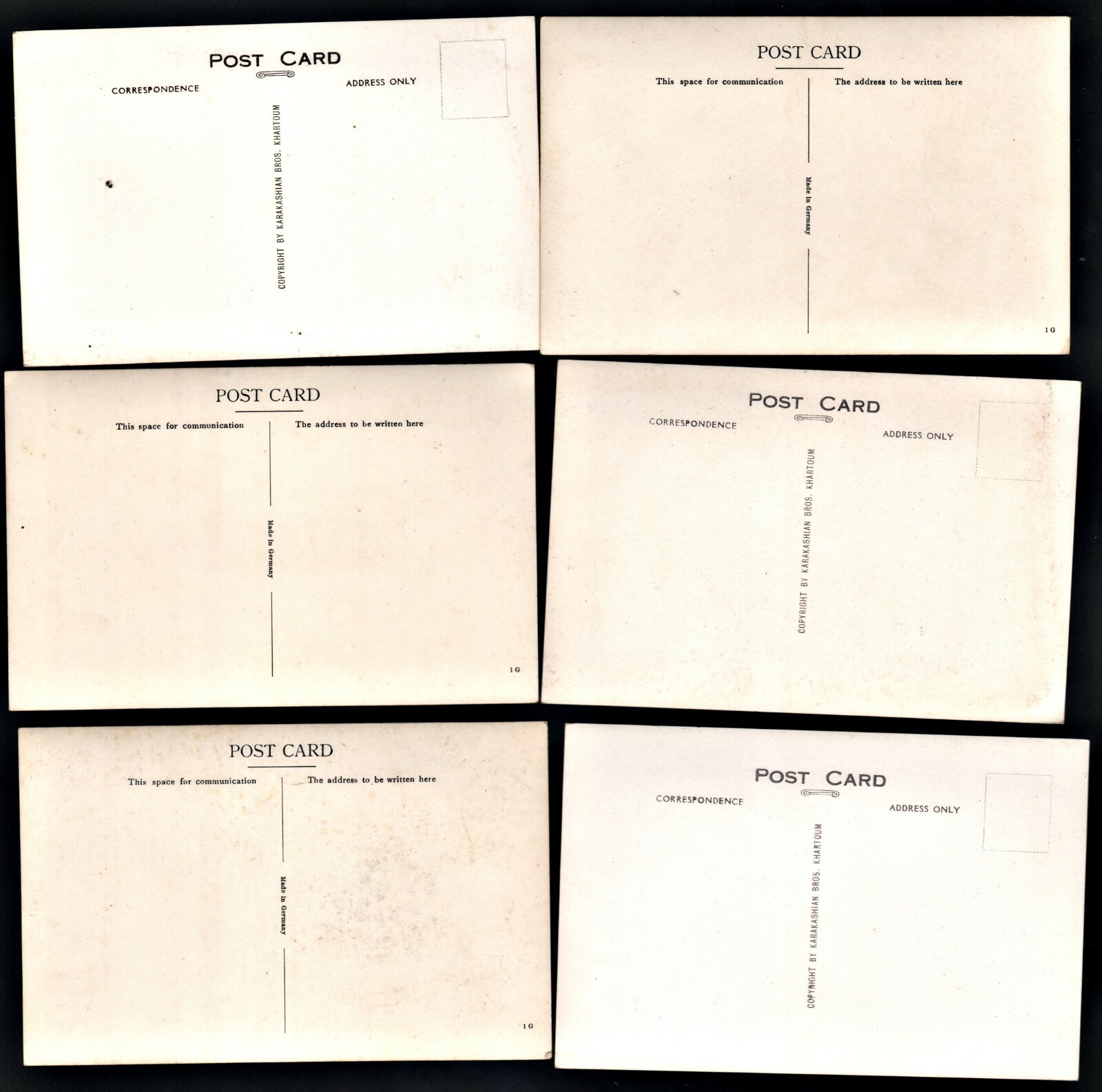 RPPC Lot of 36 African Postcards Cairo Pretoria Khartoum Sudan Kimberley