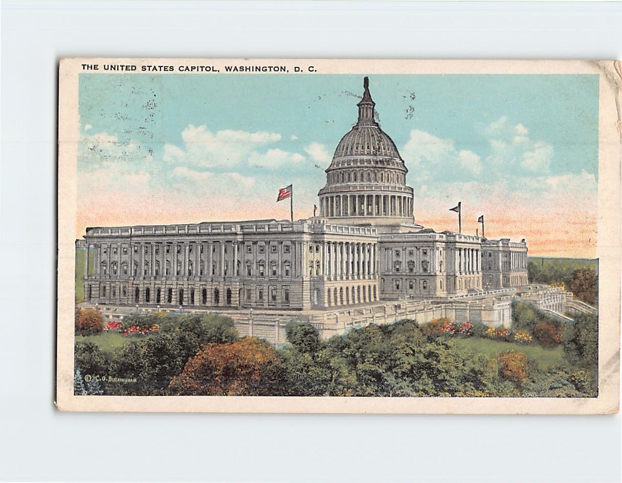 Postcard The United States Capitol Washington DC USA
