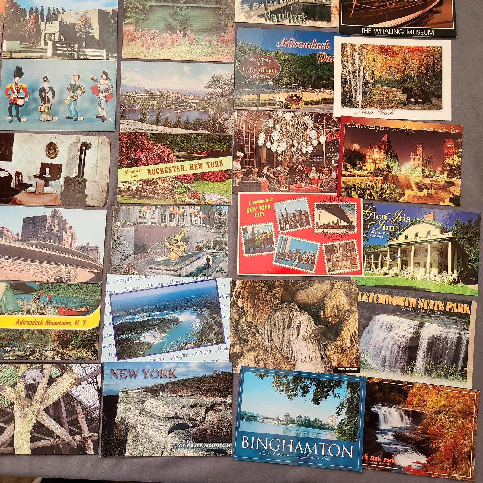 Lot of 89 NEW YORK Postcard Wildlife Nature Cities Landmark 1907 -2000’s Mix