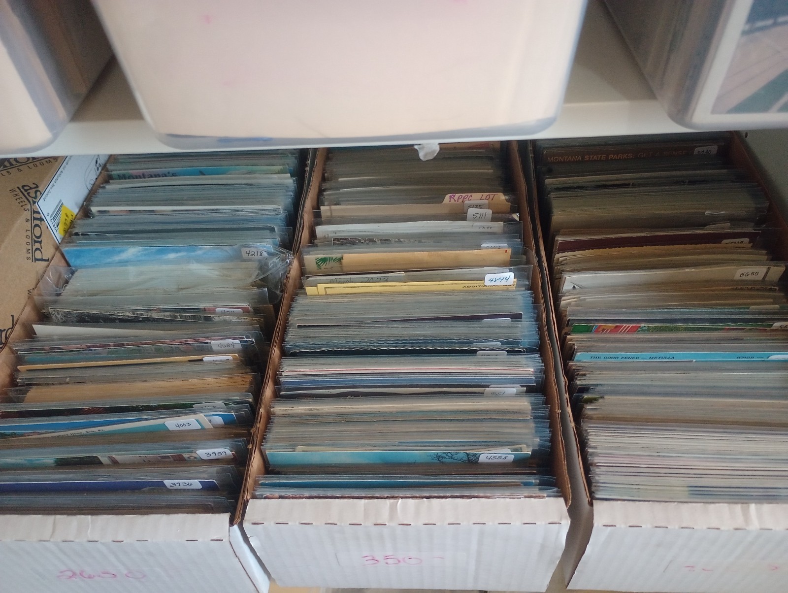 Random Lot 50+ Postcards RPPC DB WB Linen Dealer Stock