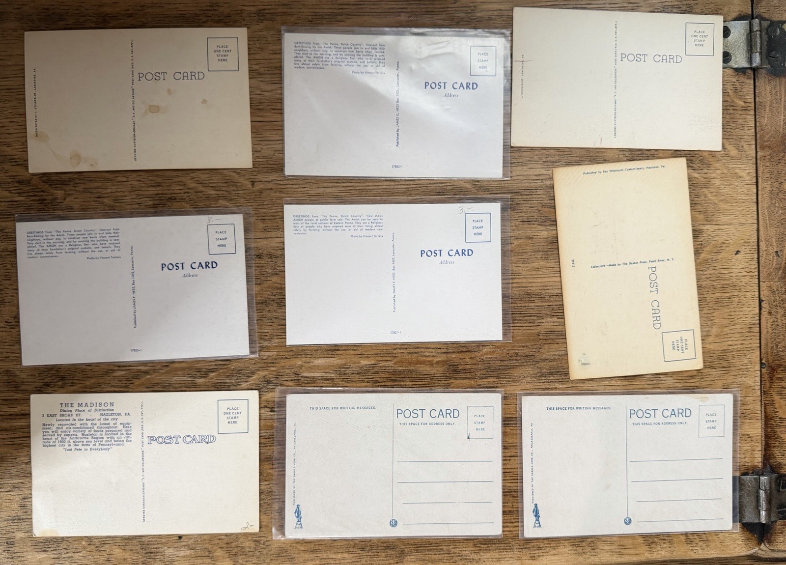 37 VTG Pennsylvania Postcards PA Souvenir Unposted Mixed Collection Some Sleeved
