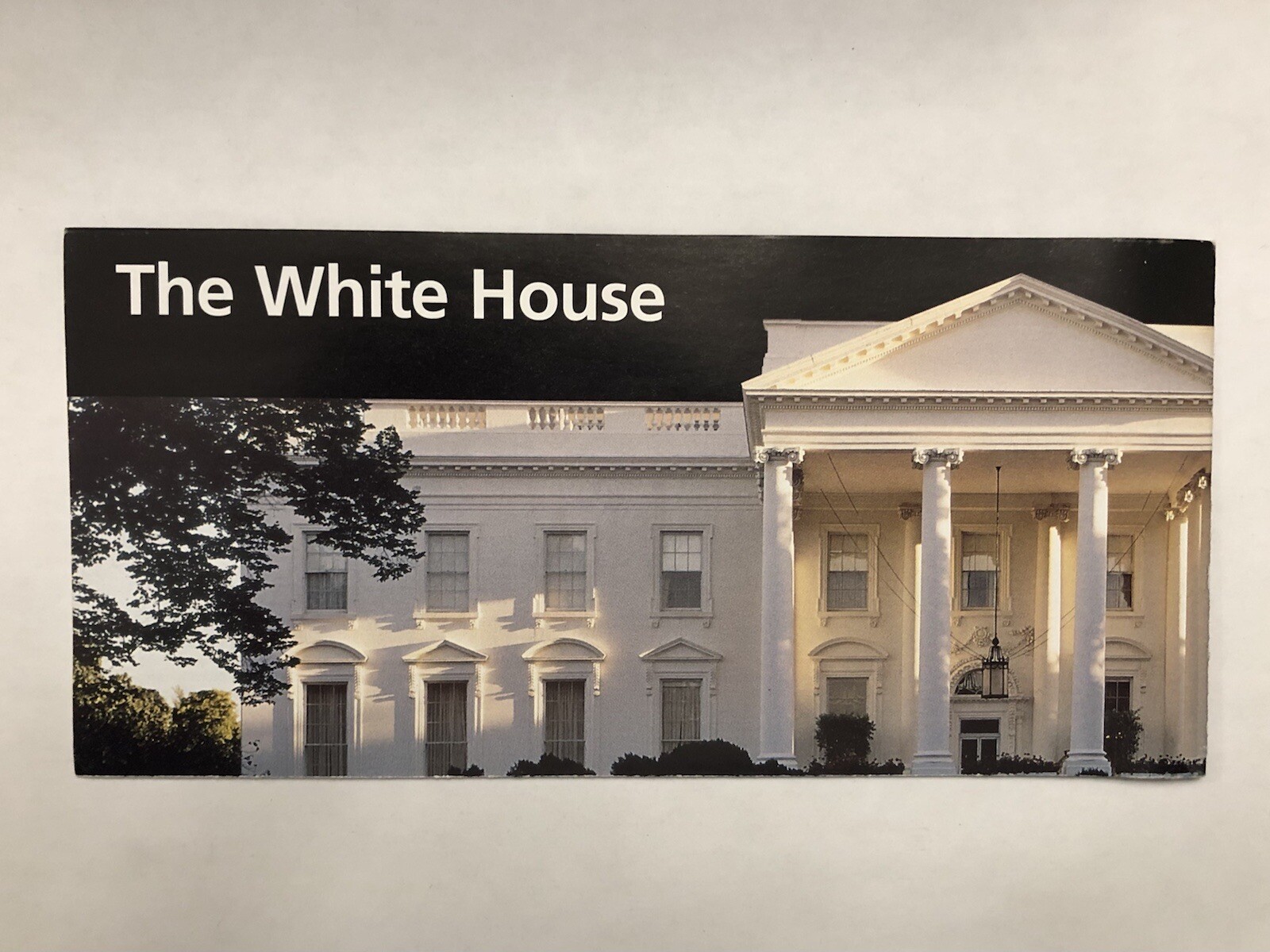 The White House National Park Service Newest Unigrid Brochure Map Washington DC