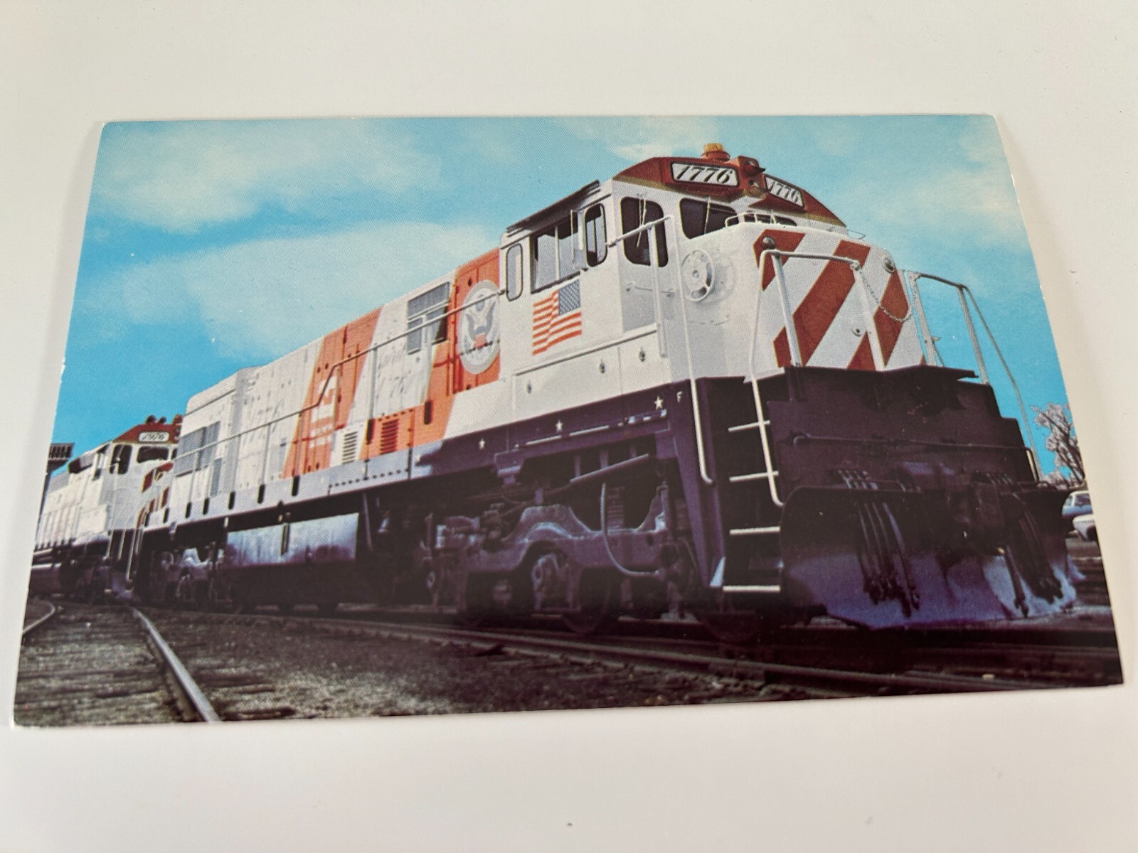 Burlington Northern’s Unit Number 1776 Train Postcard