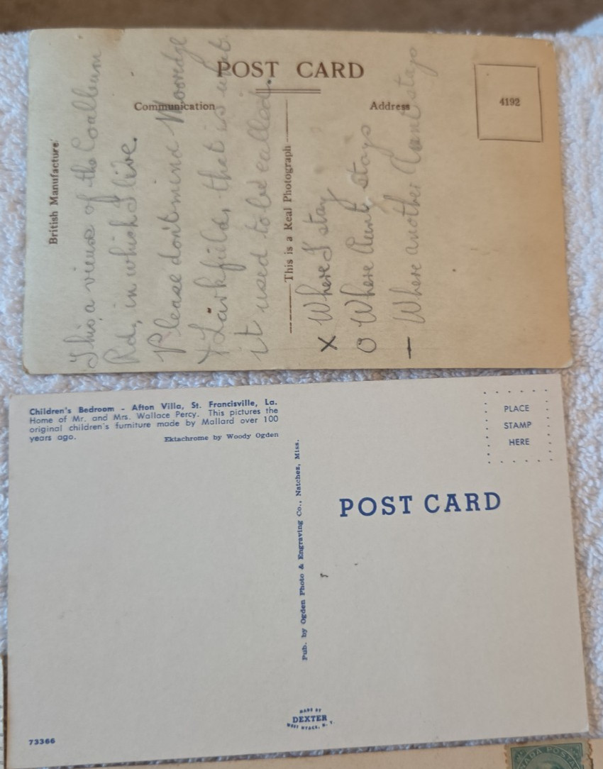 Antique Lot of 11 Souvenir Postcards some postmarked