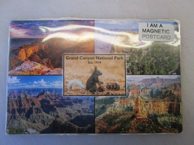 GRAND CANYON ARIZONA MAGNETIC POSTCARD NEW SEALED FREE SHIPPING
