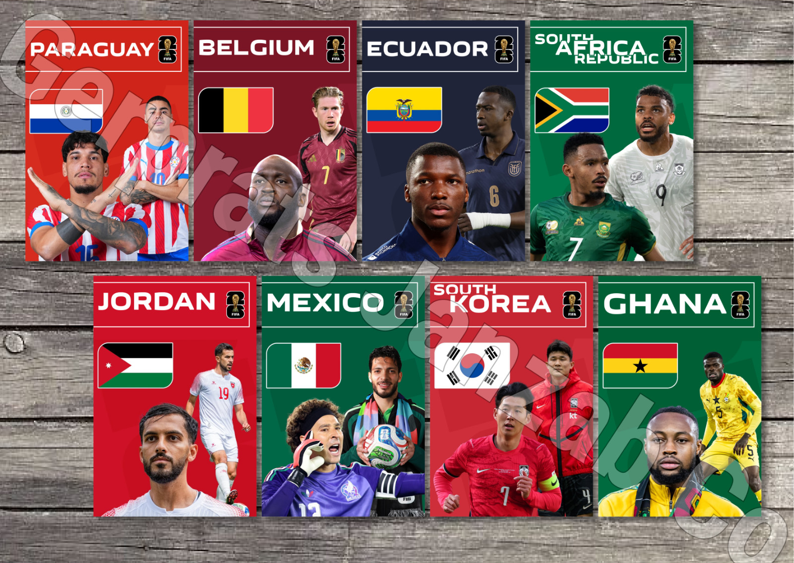 Set48 Postcards World Cup 2026 USA Mexico Canada FOOTBALL STADION STADIUM SOCCER
