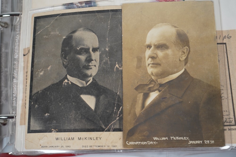 US 1900s–1980s WILLIAM McKINLEY COLLECTION OF 300+ POSTCARDS MINT & USED
