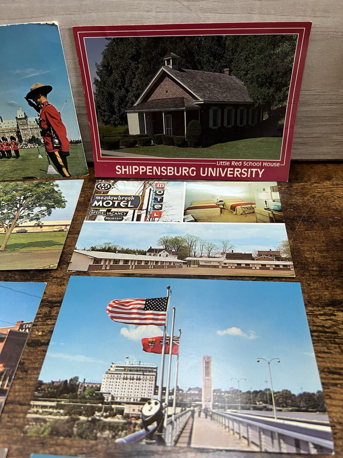 Vintage Postcard Lot of 8 Canada England USA Hotels School Space Unused Mixed