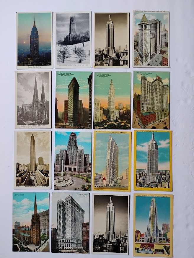 Vintage Lot of 120 New York City NYC Postcards