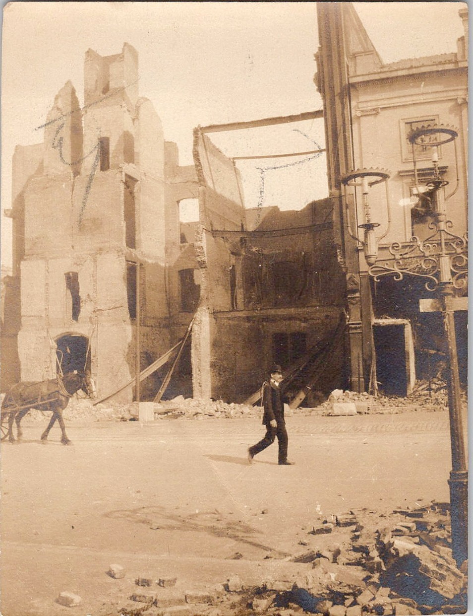 hh Not a postcard San Francisco 1906 Earthquake original real photo