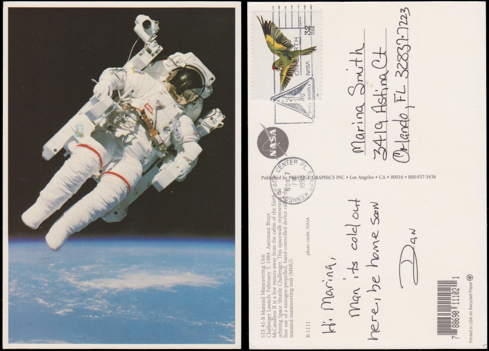 Used, 1984 Manned Maneuvering Unit, Challenger