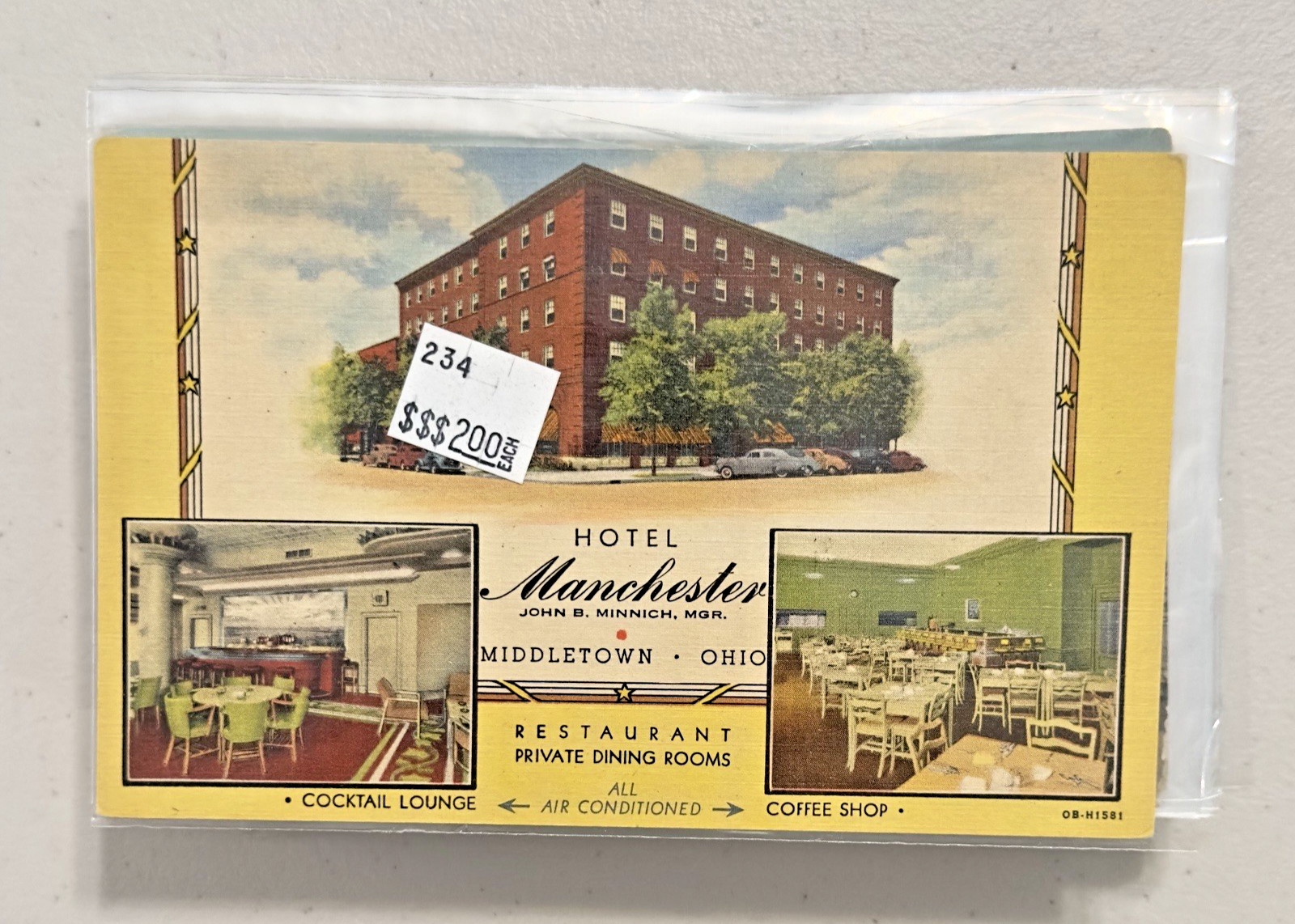 Lot Of 50 Vintage Postcards Ohio and Virginia Some In Protective Sleeves