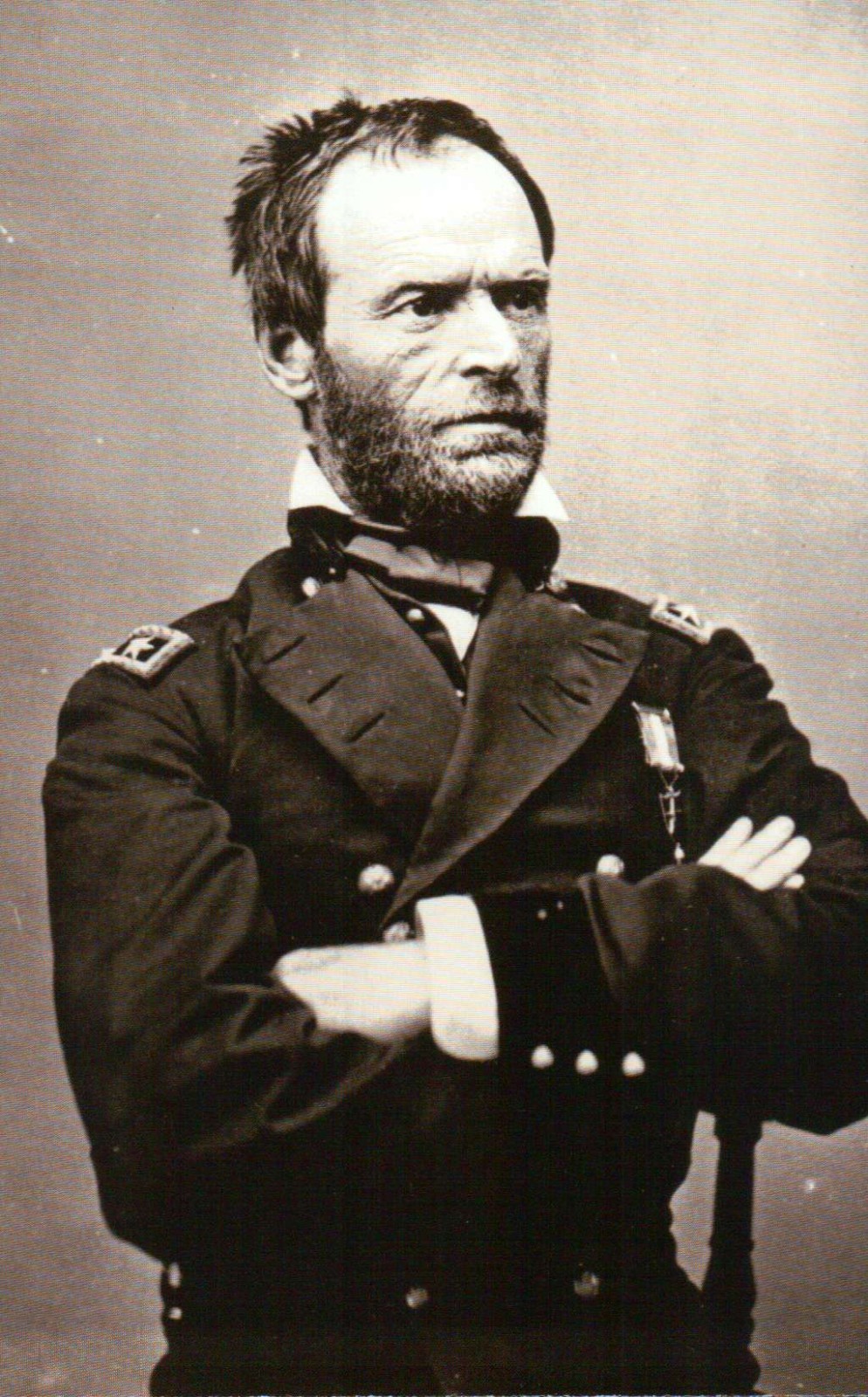 General William Tecumseh Sherman United States Federal Army – Civil War Postcard