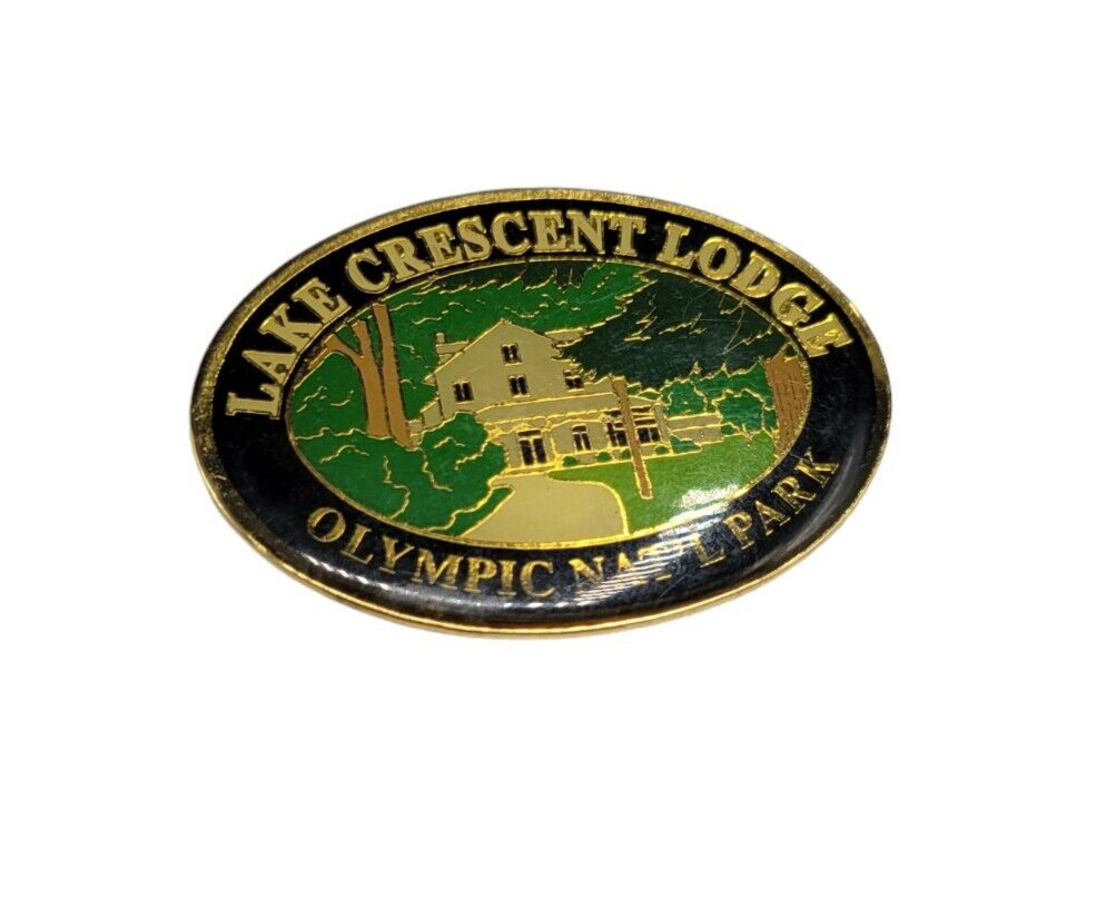 VTG Olympic National Park, Lake Crescent Lodge Vintage Fridge Magnet