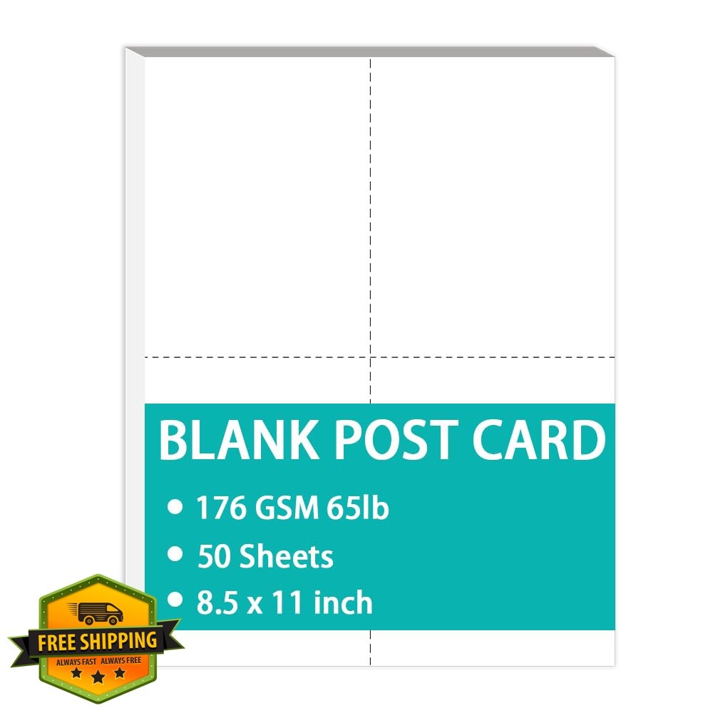 Lyuzecheean Postcard Paper 50 Sheets