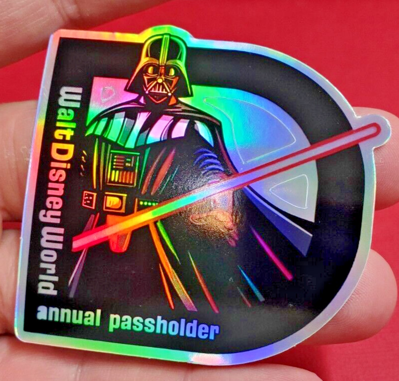 Custom AP Passholder Darth Vader Star Wars Magnet with FREE Holographic Decal!