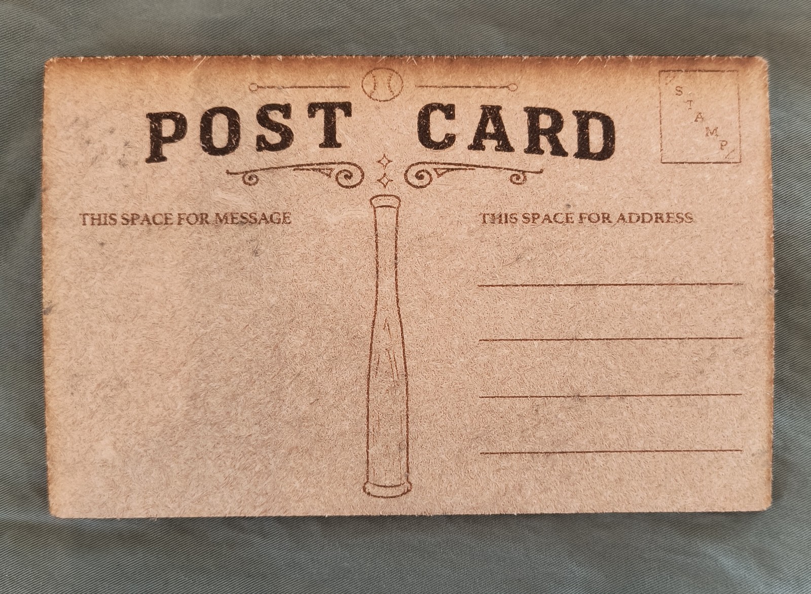 LEATHER ~ Exposition Park Pittsburgh PA Modern BASEBALL Postcard Pennsylvania