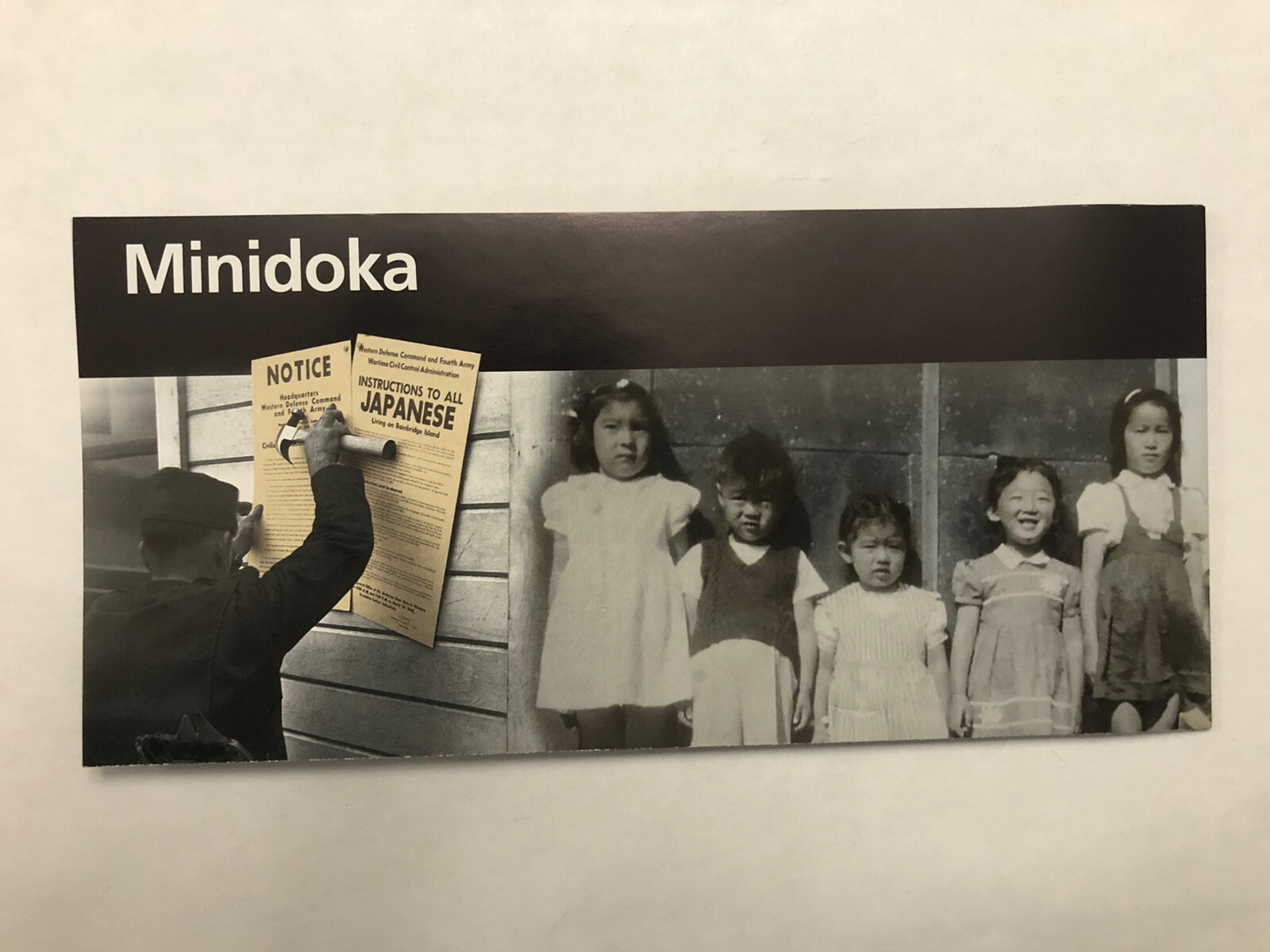 Minidoka National Historic Park Unigrid Brochure Map NPS Newest Version Idaho