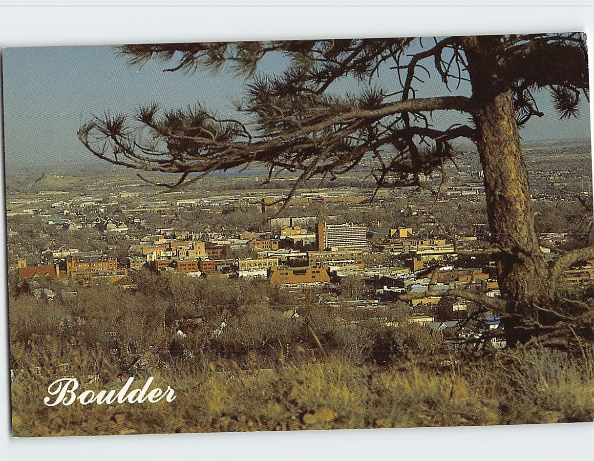Postcard Boulder Colorado USA