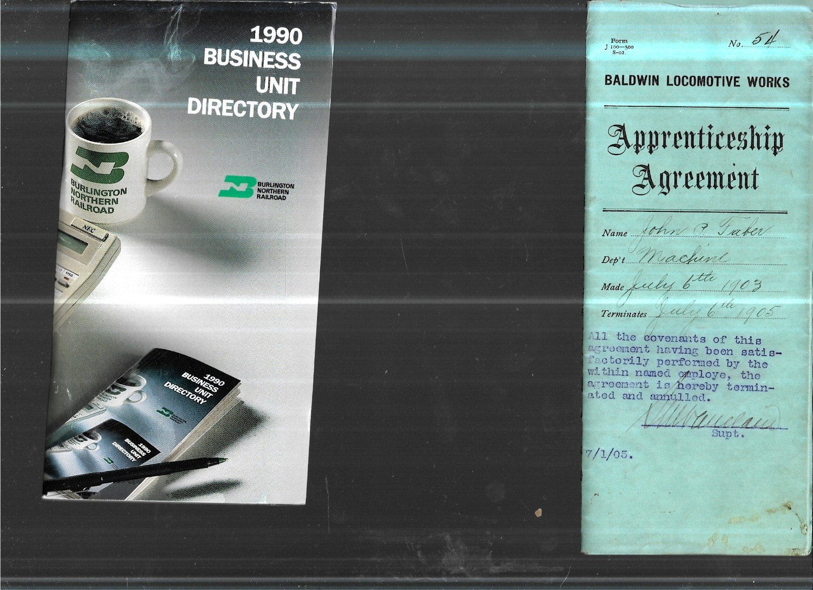 1990 BN BURLINGTON NORTHERN UNIT DIRECTORY