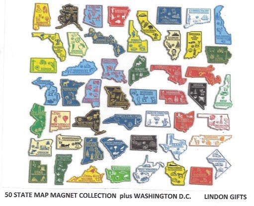 ARKANSAS THE NATURAL STATE OUTLINE MAP MAGNET NEW