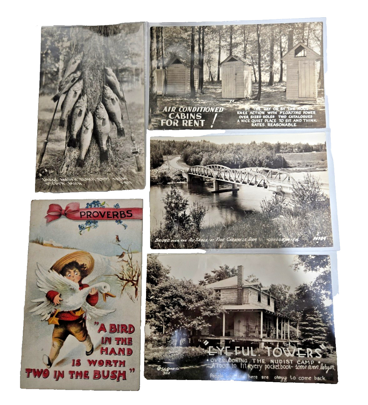 Vintage — Unused 103 Postcards — All Cards in Soft Polypropylene Sleeves