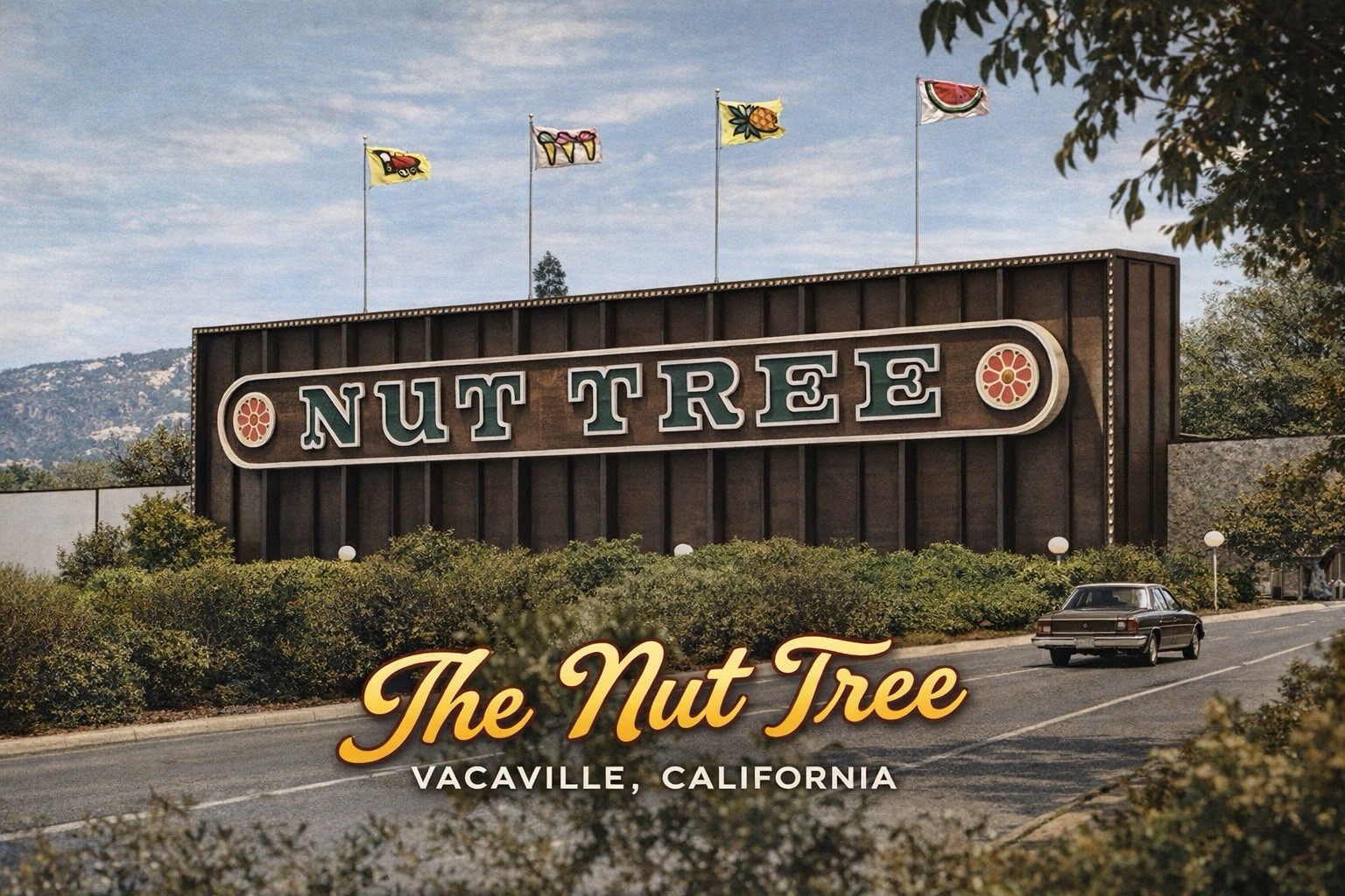 The Nut Tree Vacaville, California MODERN Vintage Postcard A375