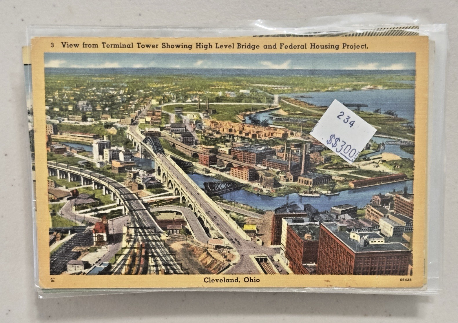 Lot Of 50 Vintage Postcards Ohio and Virginia Some In Protective Sleeves