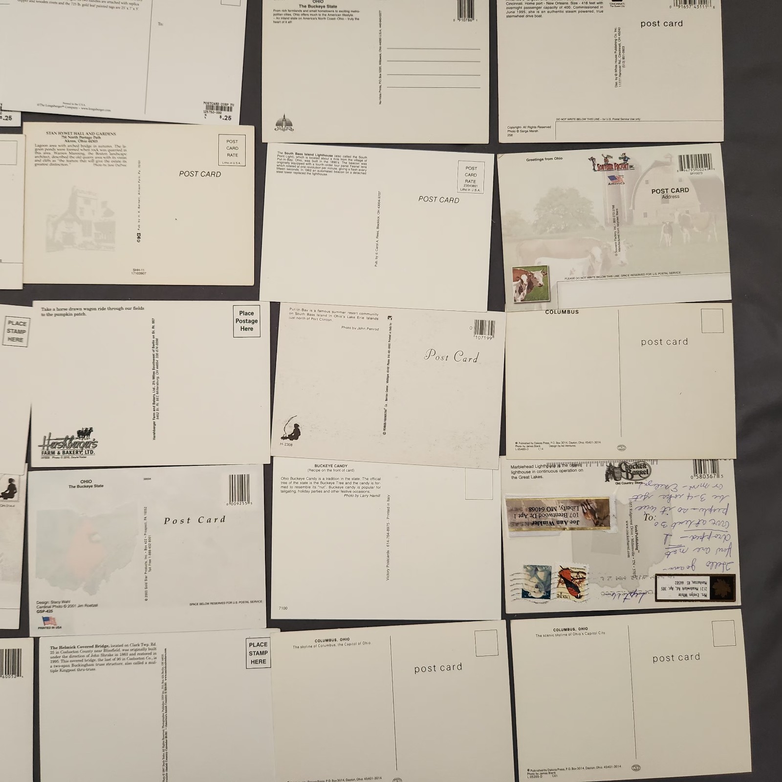Lot of 75 OHIO Postcard Wildlife Nature Cities Landmark 1930’s -2000’s Mix
