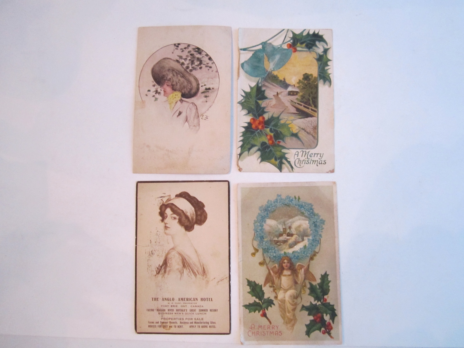 10 EARLY 1900’S POSTCARDS – GREETING CARDS – MOST ARE STAMPED – LOT # 4 – BB-2